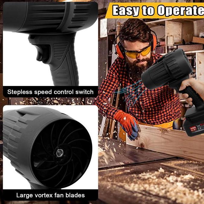 Instancodbisa- Jld Turbo Jetfan Kipas Blower Cordless 88Vf Super Jet Fan Turbo Original 1 Baterai 57
