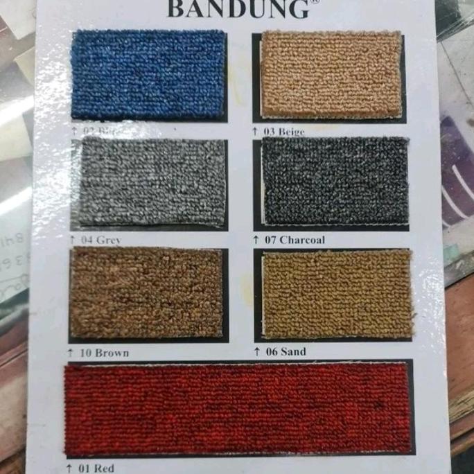 KARPET POLOS ROLL TEBAL 5 MM lebar 4 MTR