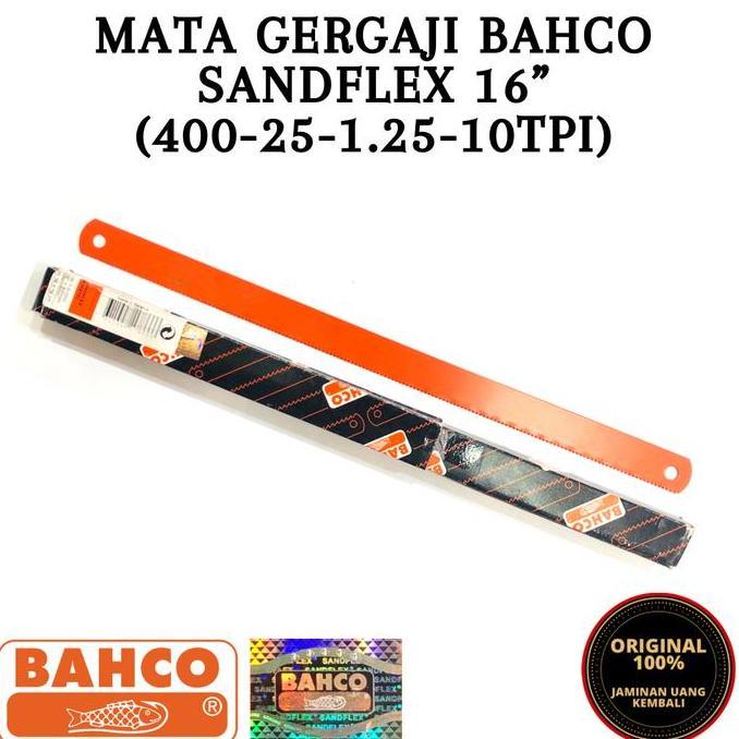 MATA GERGAJI MESIN SANDFLEX 16inch 10Tpi ORIGINAL 100% HOLOGRAM SILVER