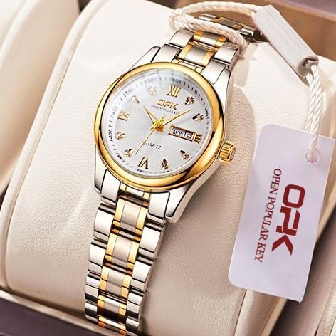 OPK Jam Tangan Wanita Murah Original Anti Air Kecil Terbaru Analog Women Watch