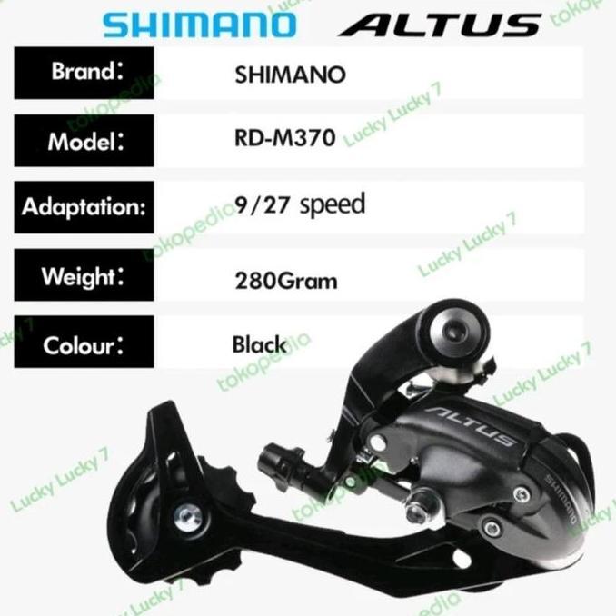 Rd Shimano 9 Speed Rd 10 Speed Altus M370 Acera M390 Alivio M4000