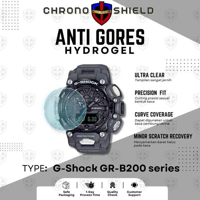 Anti Gores Hydrogel Untuk Casio G-Shock Gr B200 Gr-B200 Antigores Chronoshield Forsale