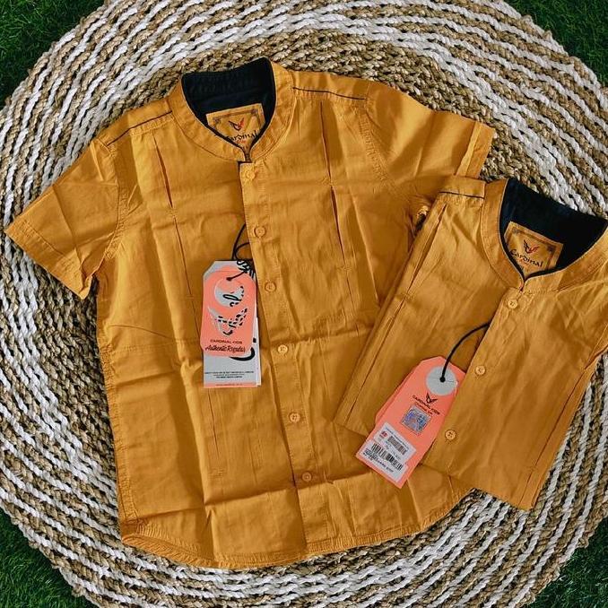 Kidsrelig- Baju Koko Cardinal Kids Original Koko Anak Pendek Polos Bordir