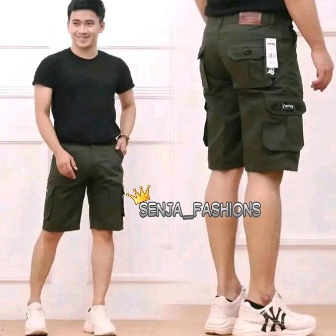 Boyboying- Celana Cargo Pendek Pria  //Pdl Army Mma Nyaman Casual Distro Keren