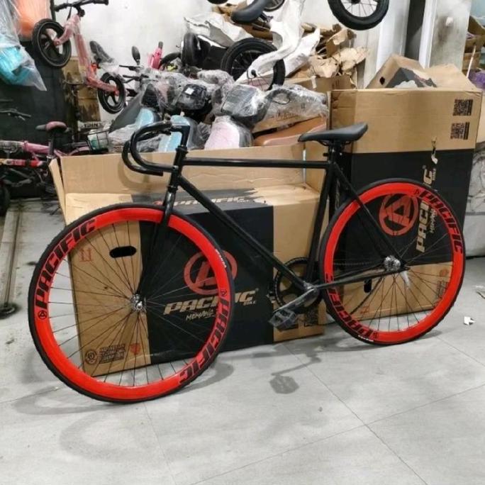 Sepeda Fixie 700C Rakitan Rem Torpedo