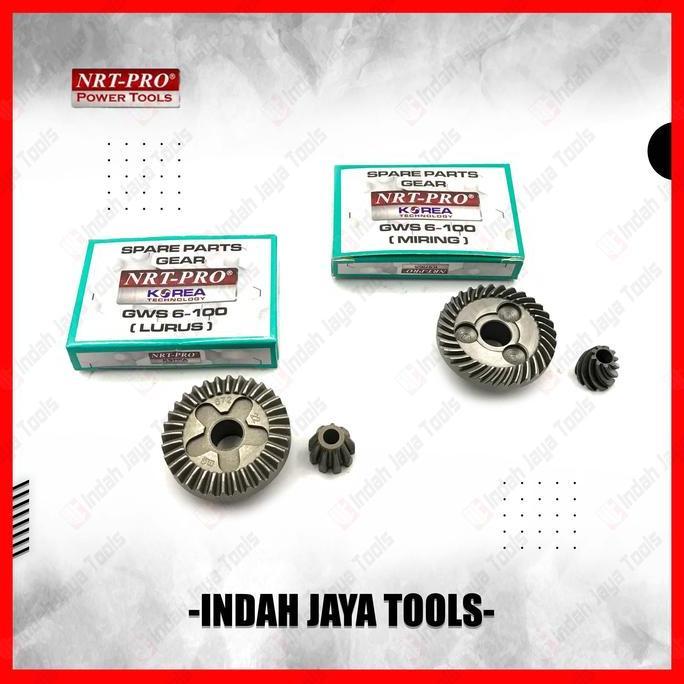 Tools- Gear Gerinda Tangan Bosch Gws 6-100 5-100 060 Gigi Nanas Crown Bevel