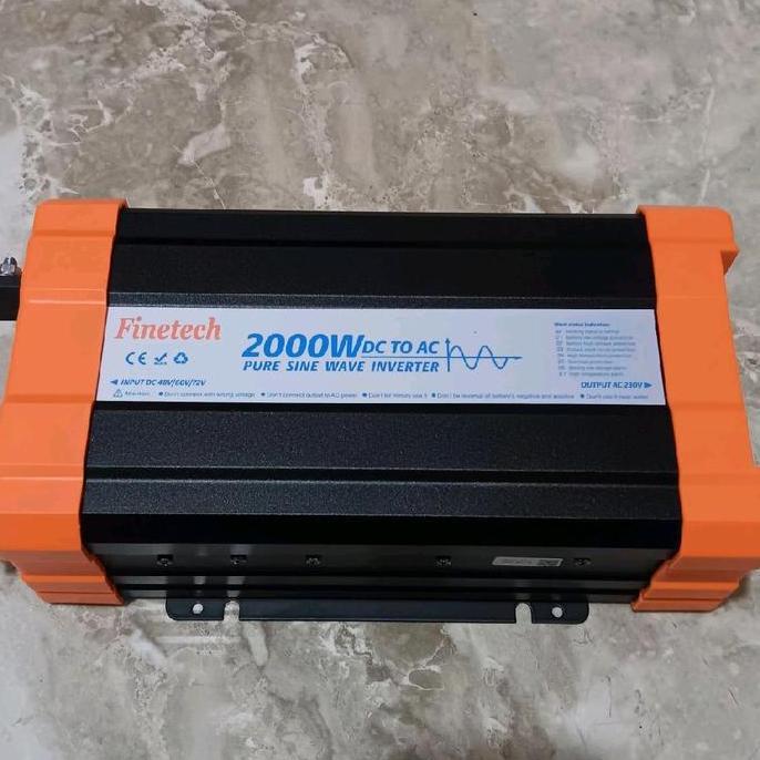 New Arrival, Inverter Off Grid Finetech 2000 Watt Pure Sine Wave Auto Voltage 48-72 Volt