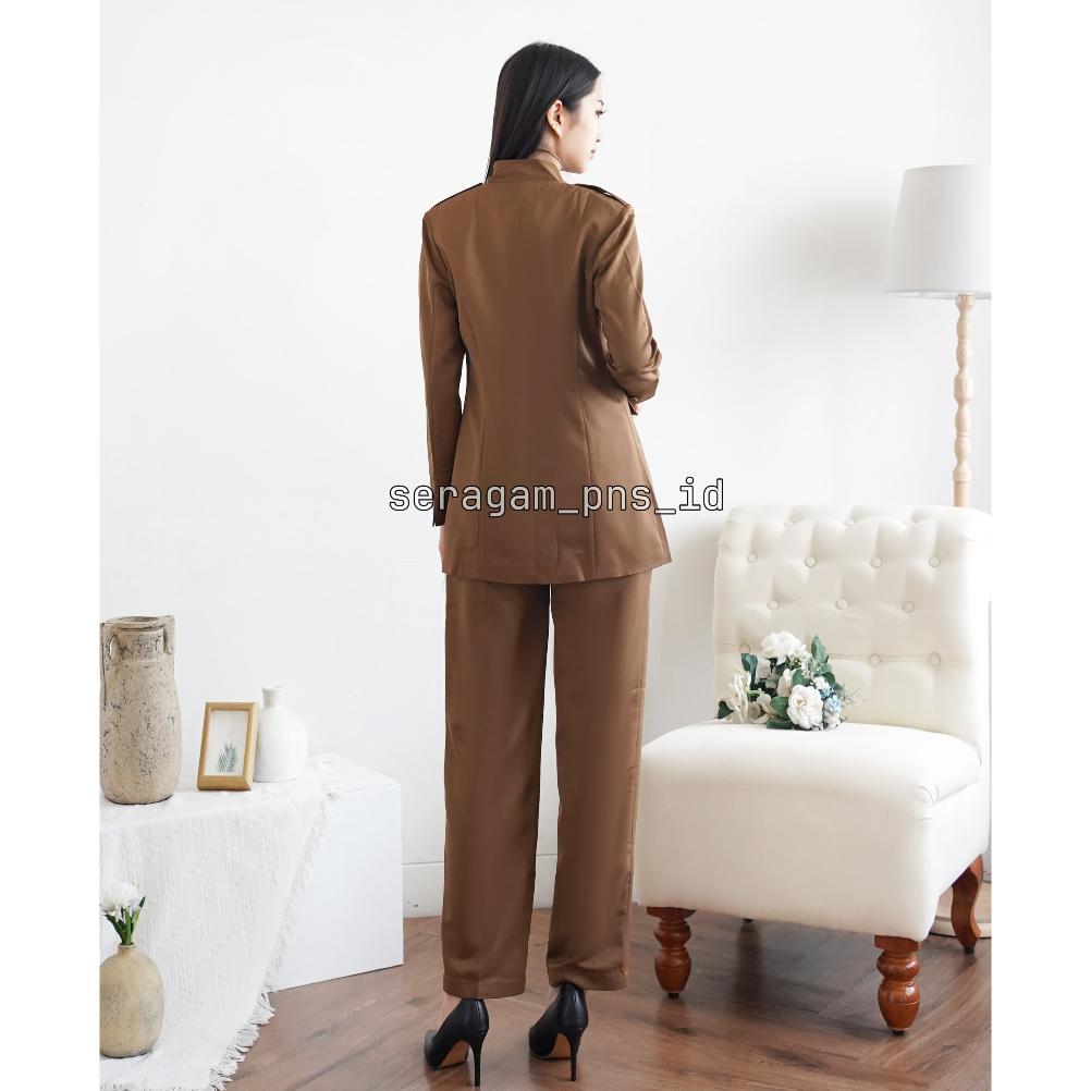 Limited Blazer Wanita / Seragam Pemda Wanita / Baju Pns Wanita / Baju Guru Wanita -  6609 Pemda Aceh