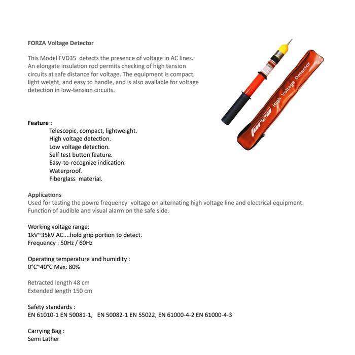 High Voltage Detector 20Kv / Tespen 20Kv / Tester 20Kv Original Dan Terpercaya