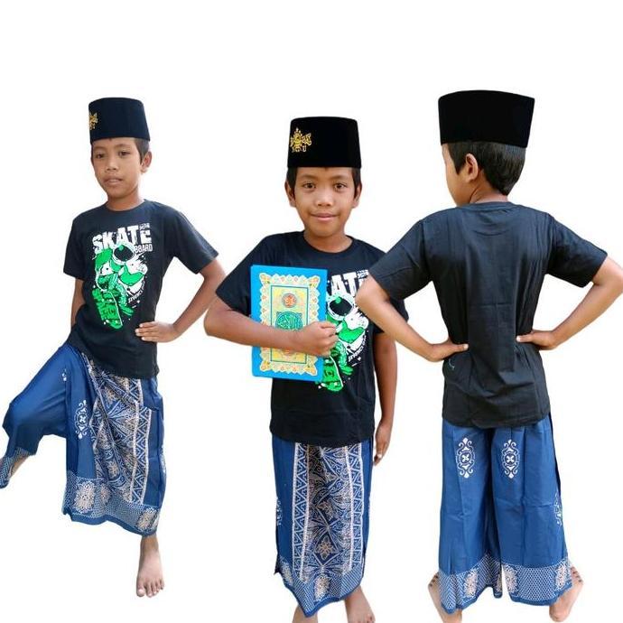 Kidsrelig- Sarung Instan Celana Sarcel Anak Premium Tebal Usia 2-13 Tahun Nyaman Praktis Motif Musli