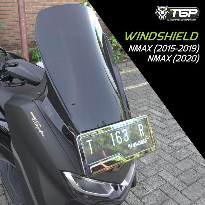 Visor Windshield Nmax Tgp Kaca Tebal Dijamin Presisi Plus Baut Original Dan Terpercaya