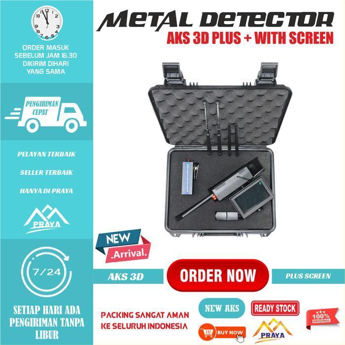 Aks Plus Professional Metal Detector Detektor Logam Emas Perak Tembaga Original Dan Terpercaya