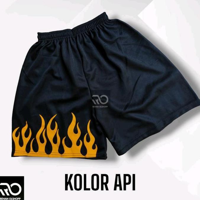 Boyboying- 100 Ribuan 15 Pcs Celana Kolor Api & Motif Kotak Celana Melar Hitam Putih Merah Pria Hija