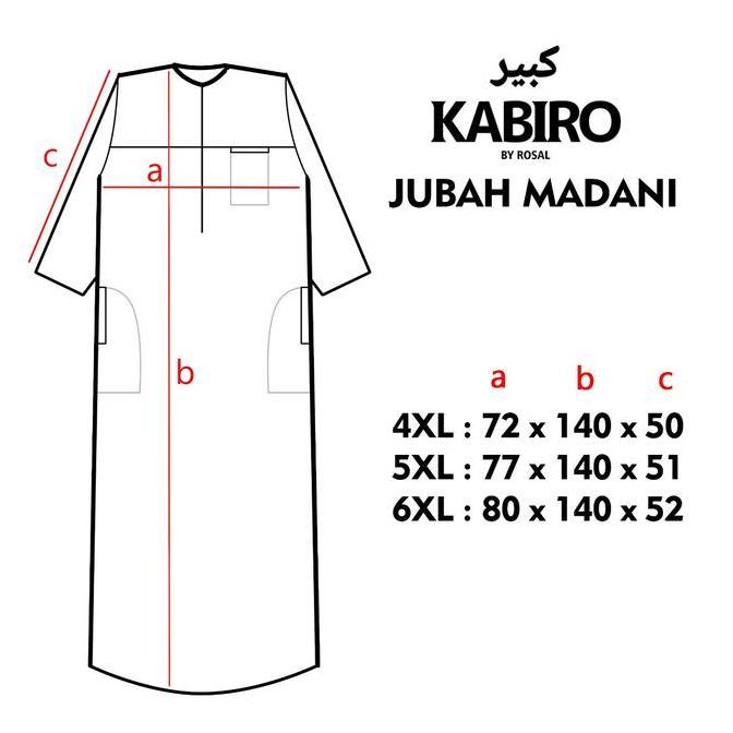 Murah  Baju Gamis Jubah Pria Katun Haramain Big Size Jumbo Pria Cod