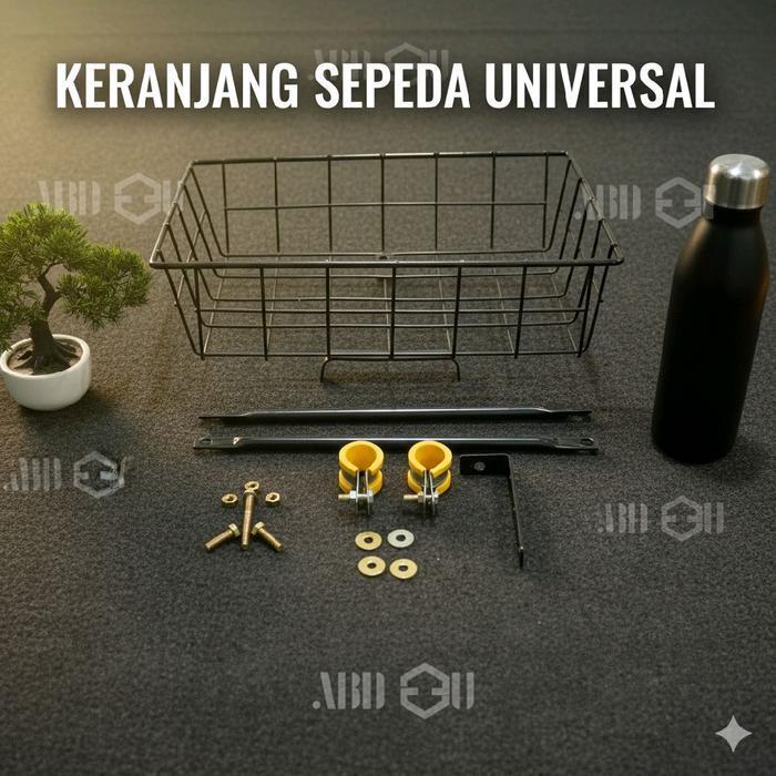 Keranjang Sepeda Hitam Fork Special Premium Commuter Bike Federal Touring Fixie Kranjang Klem Fork R