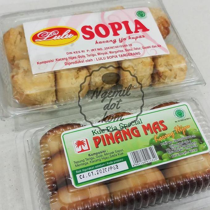 Bisakirim- Bakpia Kacang Hijau / Bapia Kacang Ijo / Bakpia Basah / Bakpia Kering