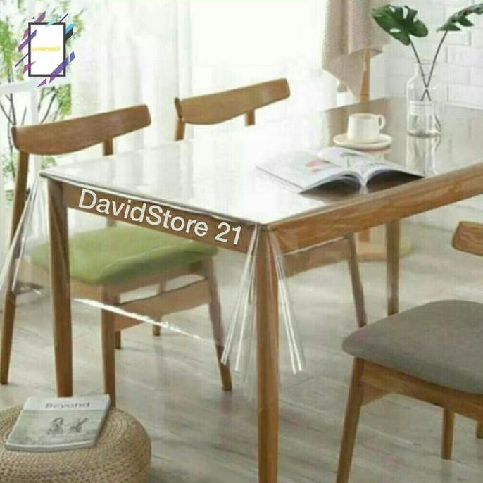 Jual, Taplak Meja Makan/Plastik Mika Meteran/Taplak Meja Meteran Murah