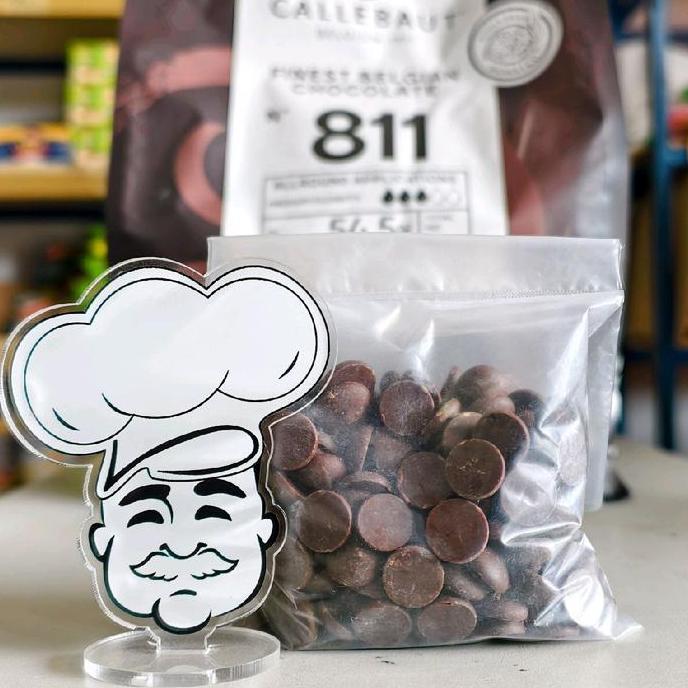 Bisakirim- Dark Cokelat Callebaut 811 / Coklat Converture Callebaut / Callebaut Dark Chocolate 811 1