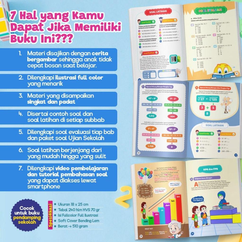 Genius Jago Matematika Basic 1 2 Anak Cepat Berhitung Mtk Dasar Buku Calistung