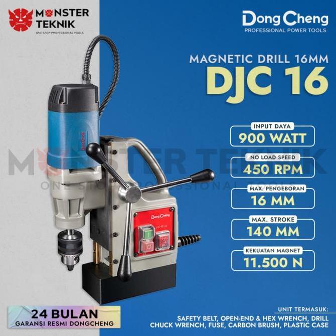 Promo Mesin Bor Magnetic Drill Dongcheng DJC16 Bor Magnet 16mm DJC 16 Diskon