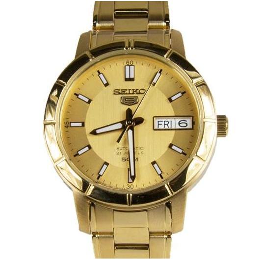 SEIKO 5 SNK888K1 AUTOMATIC GOLD TONE LADIES WATCH