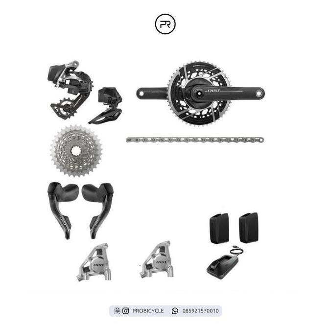 Sram Red Axs Hrd E1 Road Groupset Non Power Meter