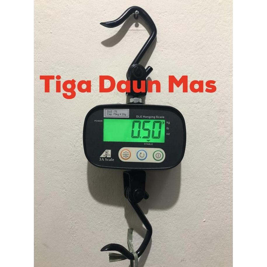 Timbangan Gantung Dle 75 / Crane Scale/Timbangan Gantung Digital 75 Kg
