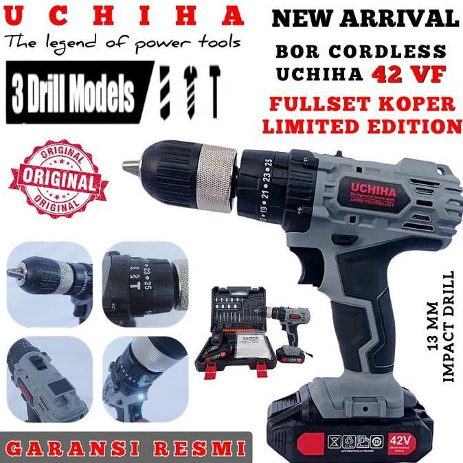 Promo Mesin bor 13mm uchiha type 44vf cordless impact drill beton maktec Diskon
