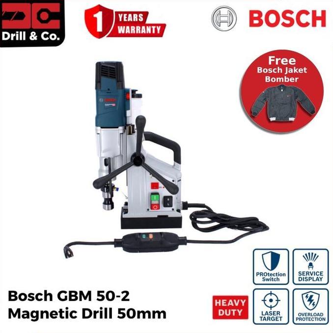 Promo BOSCH Magnetic Drill GBM 50-2 Mesin Bor Magnet 50mm Diskon