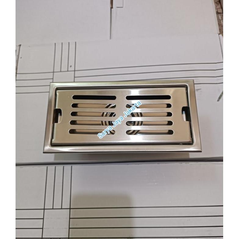 Floor drain stainless 20 cm / Saringan got kamar madi stainless / Floor drain