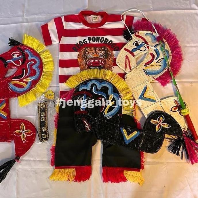 Baju Jaranan Full Set Anak Tk Baju Kuda Lumping Anak