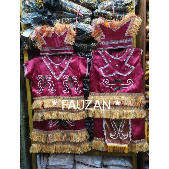 Baju Adat Papua Anak Laki laki-laki anak perempuan anak cewek Paud TK SD / Baju adat Irian / baju ka