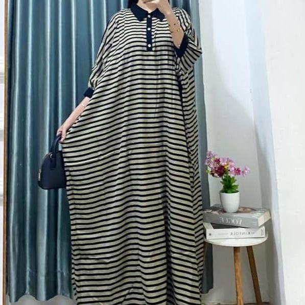 Regreg- Kaftan Bella  Motif Salur Terbaru// Kaftan Salur Kekinian // Kaftan Terbaru Bahan Rayon Prem