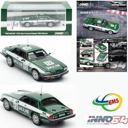 IN64-XJS-TWR12 - INNO64 JAGUAR XJ-S #12 "TWR RACING" ETCC SPA-FRANCORCHAMPS 1084 WINNER