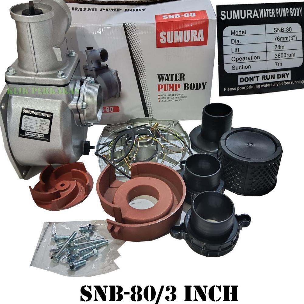 Pompa Air / Water Pump Body Sumura SNB-80 3"/ Water Pump Body Sumura SNB-50 2"