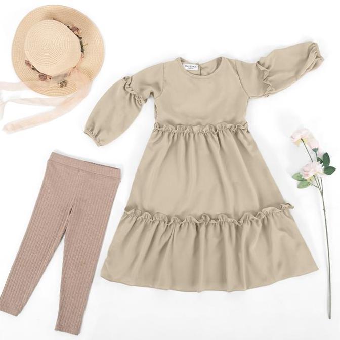 Gamis Anak Perempuan Dress Minimay Maysara Polos