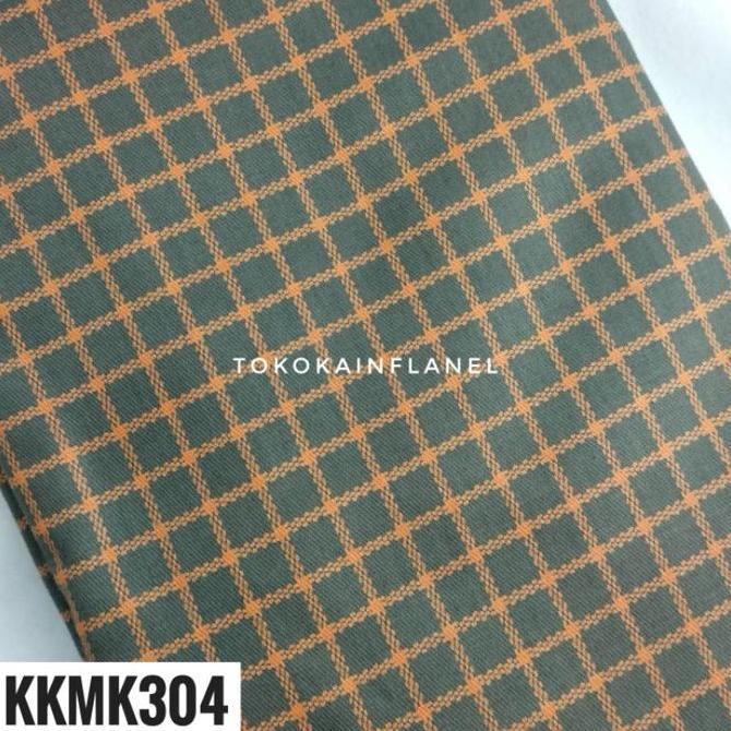 Lansungkirim- Kain Katun Jepang Motif Kotak Gingham Kotak-Kotak Kkmk3 Uk 50Cmxlebar Kain