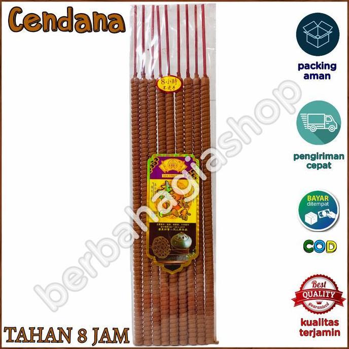 Open DS] Hio Dupa Ulir Warna Coklat Panjang Wangi Harum Cendana 8 Jam Cokelat