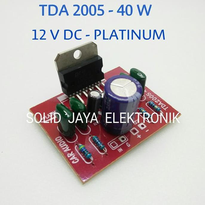 KIT MINI COMPO TDA2030 MONO 12 VOLT DC PLATINUM TDA 2030 MONO 12 V DC DISKON