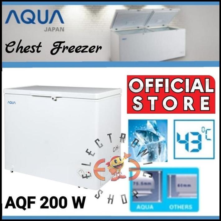 Aqua AQF200 - Chest Freezer 200L - AQF 200 W - Promo best seller