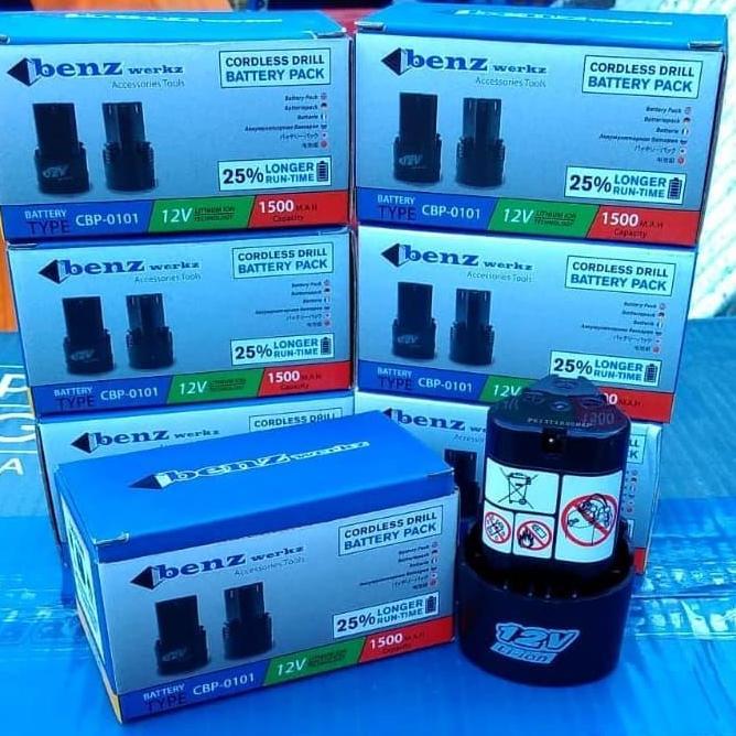 ] Baterai Bor Cas 12 Volt / Battery Cordless Drill