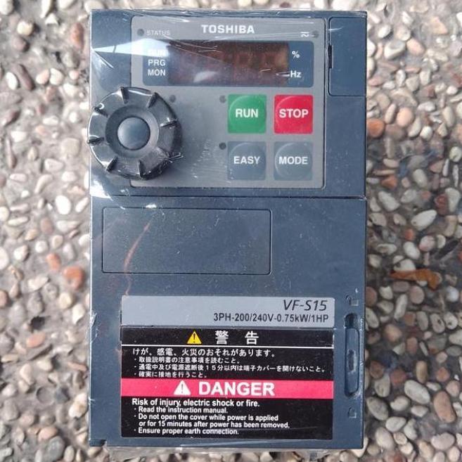New Item, Inverter Toshiba Vf-S15-2007Pm-W1-0.75Kw/1Hp 200-240Vac 3P