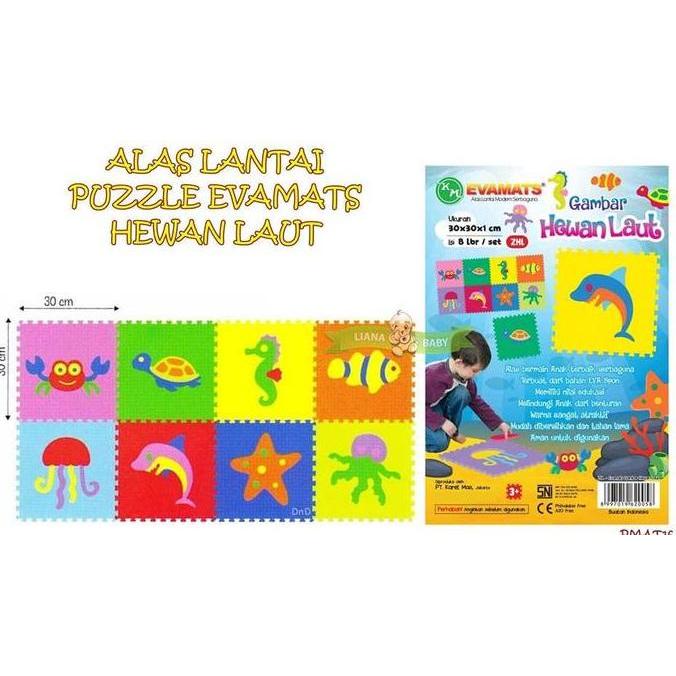 Pmat16 Alas Lantai Puzzle Evamats Hewan Laut Alas Lantai Evamat Kode 159