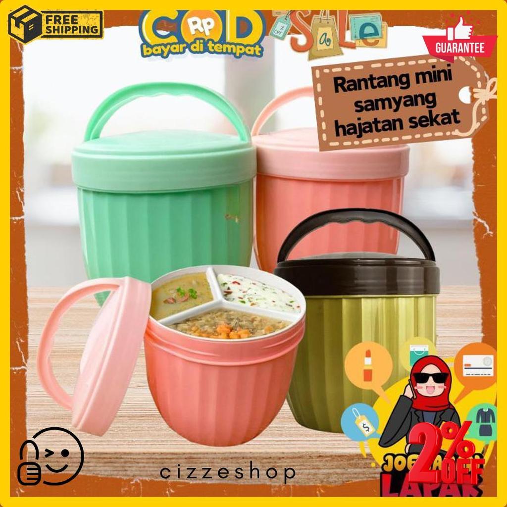 (Joeragan Lapak) Rantang Samyang - Wadah Tempat Makanan Hajatan Sekat Samir Berkatan Nasi Lauk Bekal