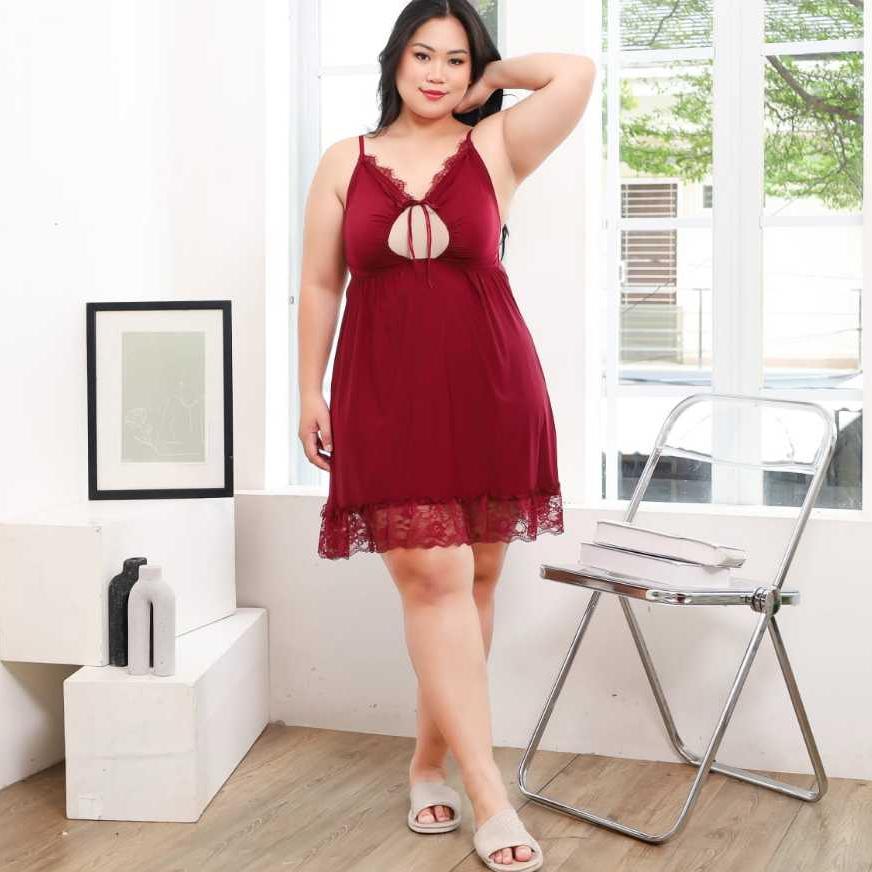 Premium Lindagalz Claudya Sexy Lingerie Jumbo Big Size Baju Tidur Sexy 98006 Baju Haram Wanita Linge