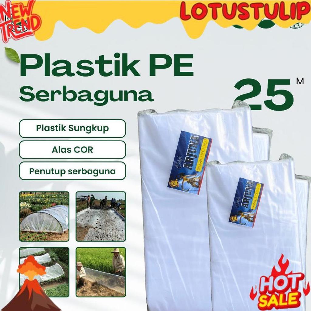 Plastik Sungkup PE Penutup Naungan Bibit Tanaman Lebar 3 meter / Plastik Cor / Plastik Serbaguna New