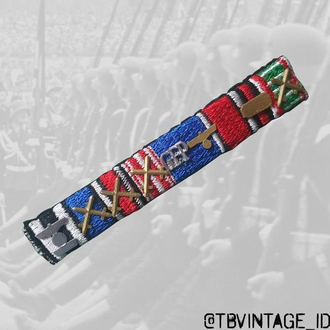 Ribbon Bar Wehrmacht Waffen-SS WW2 Germany Jerman