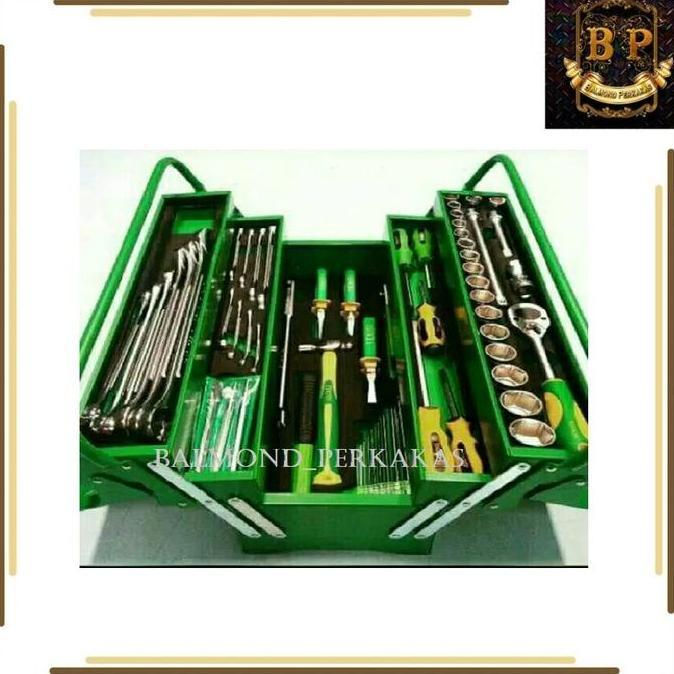 Promo Mechanic Tools Set TEKIRO 66pcs tool box set Diskon
