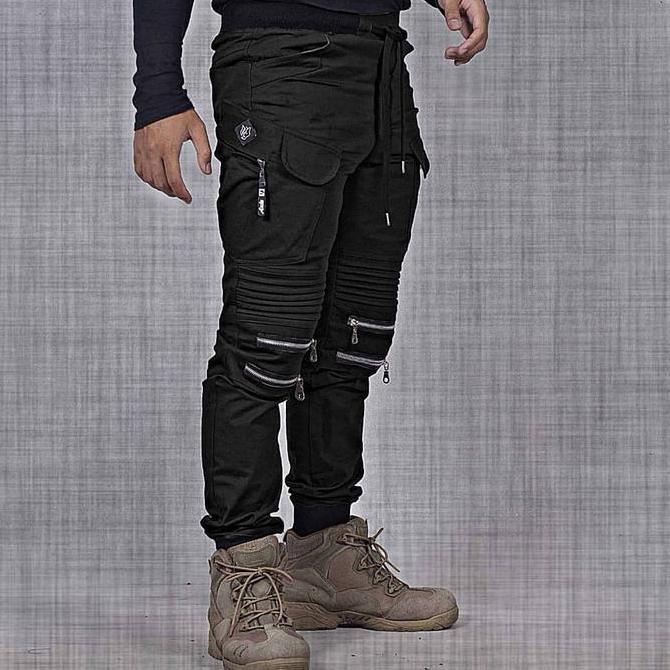 URBAN TWIL BIKER JOGGER PANTS - CELANA JOGGER - CELANA PRIA - ORI AXLE