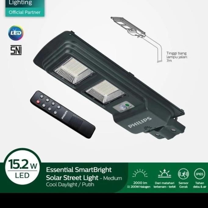 New Arrival, Philips Lampu Jalan Pju Solar Tenaga Surya Brc 010 20/765